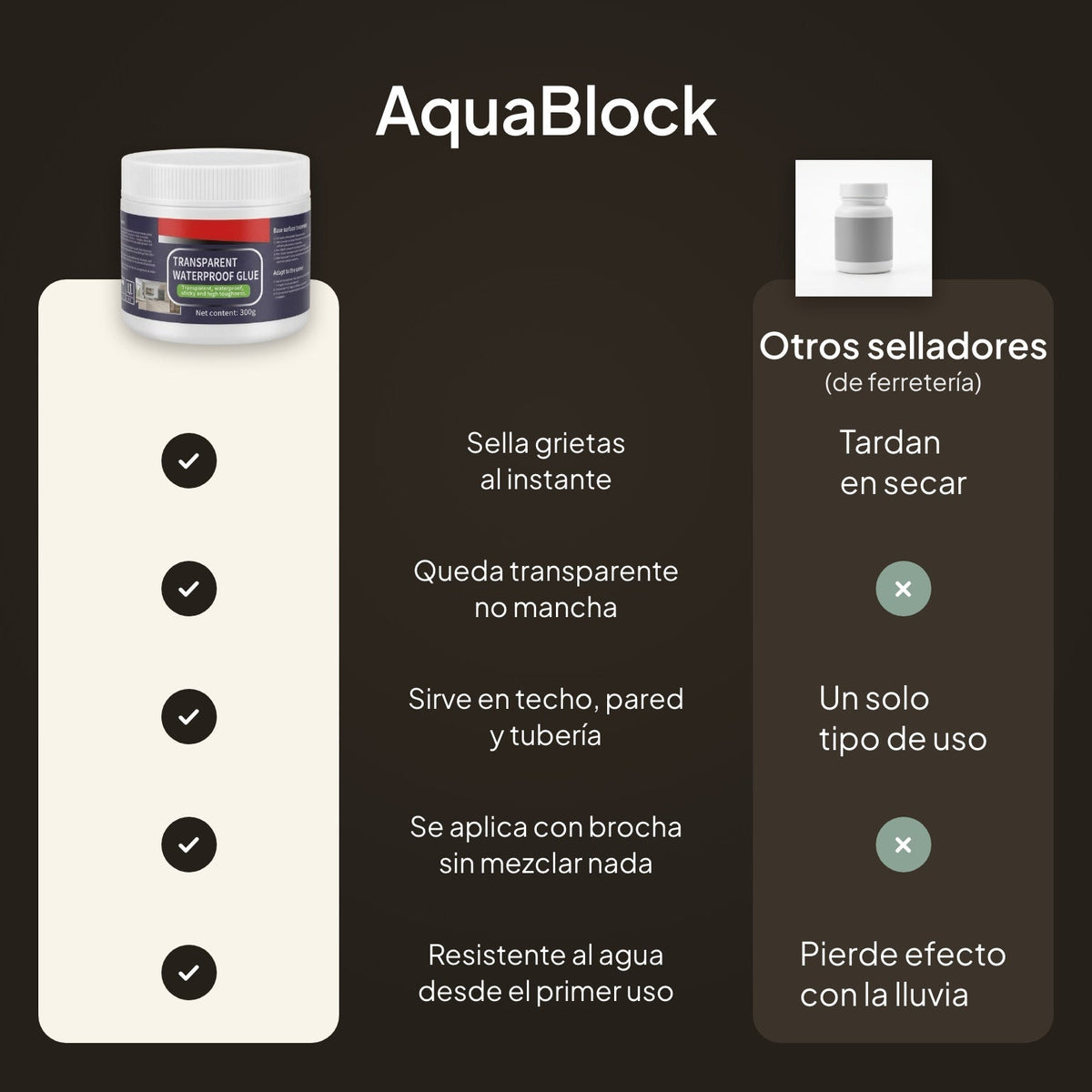 AquaBlock sellador líquido impermeable