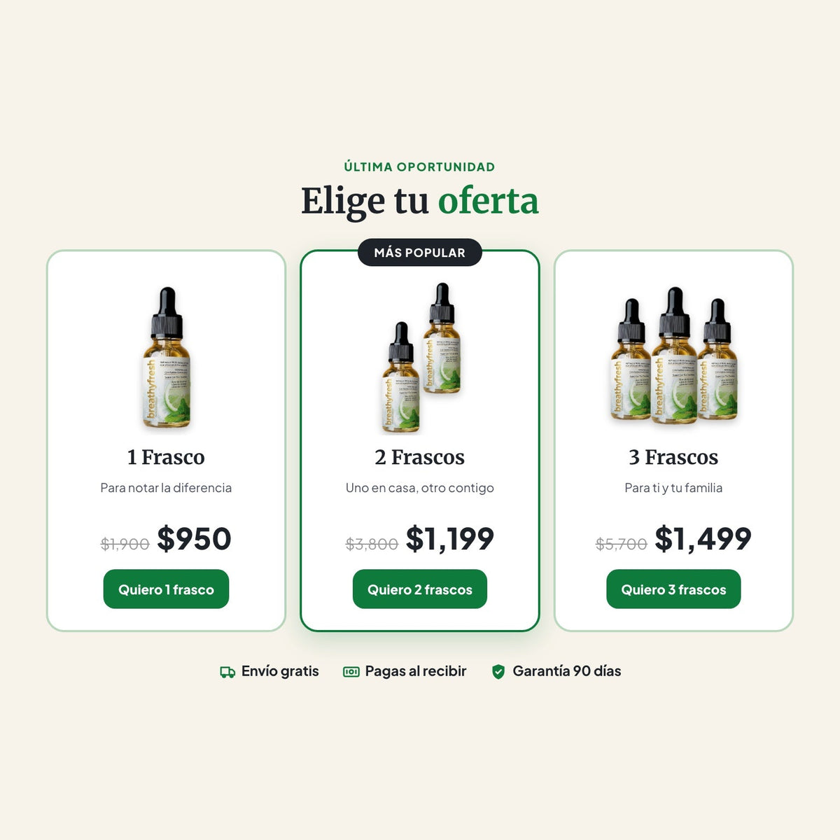 BreathyFresh Gotas para el aliento