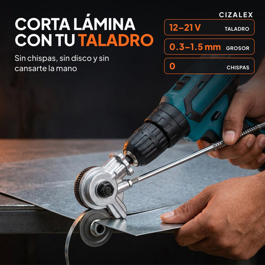 Cizalex cortador de lámina para taladro