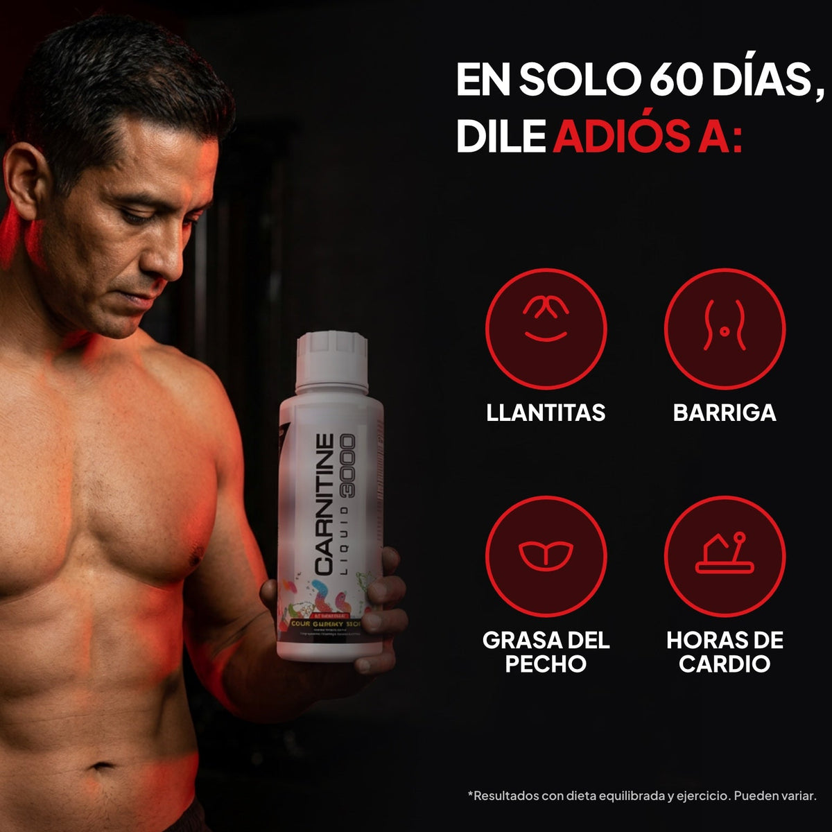 L-Carnitina líquida sabor gomita ácida