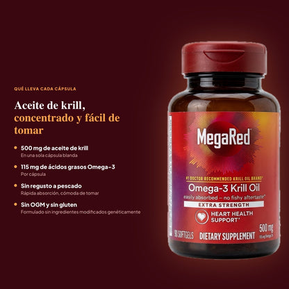 MegaRed Omega 3 aceite de krill
