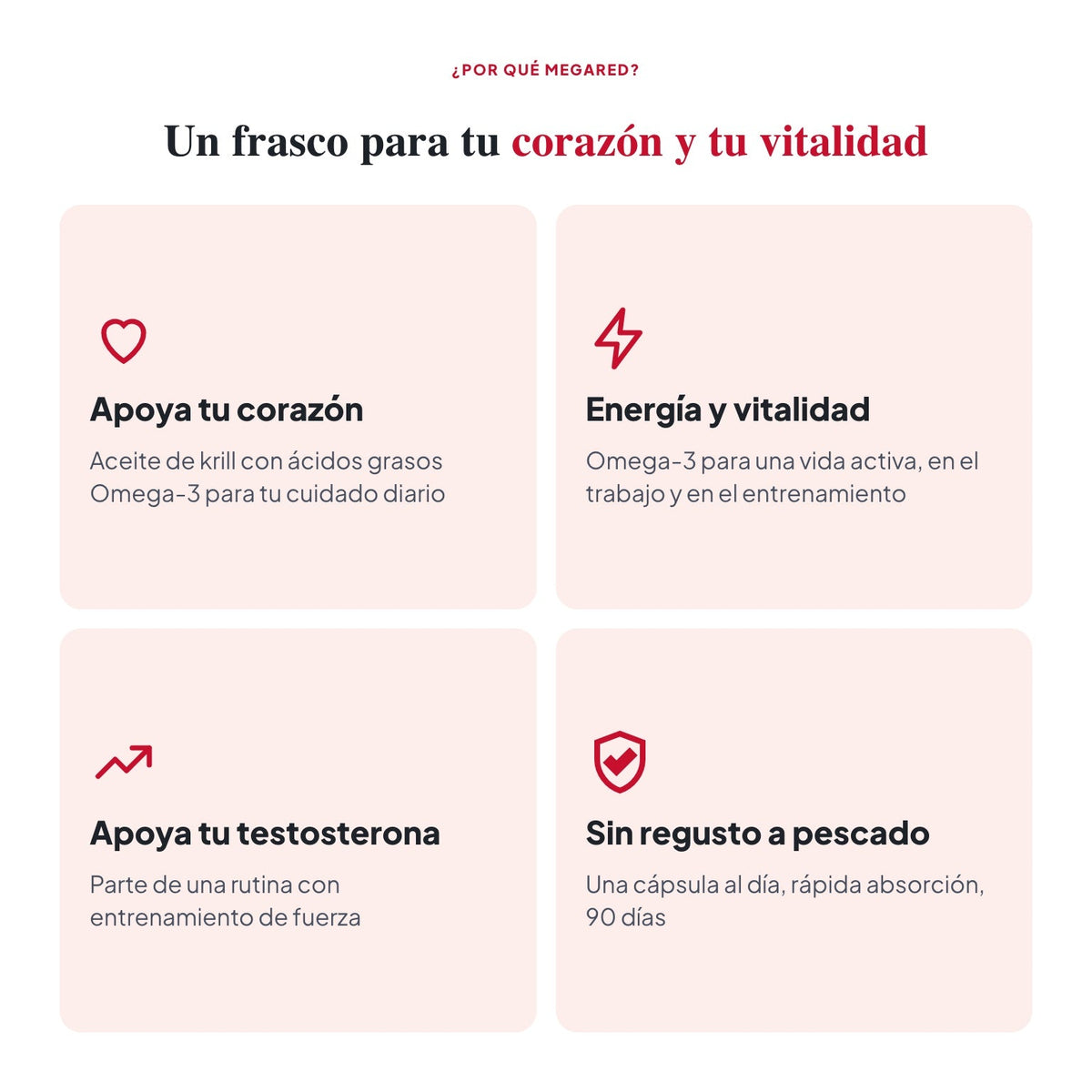 MegaRed Omega 3 aceite de krill