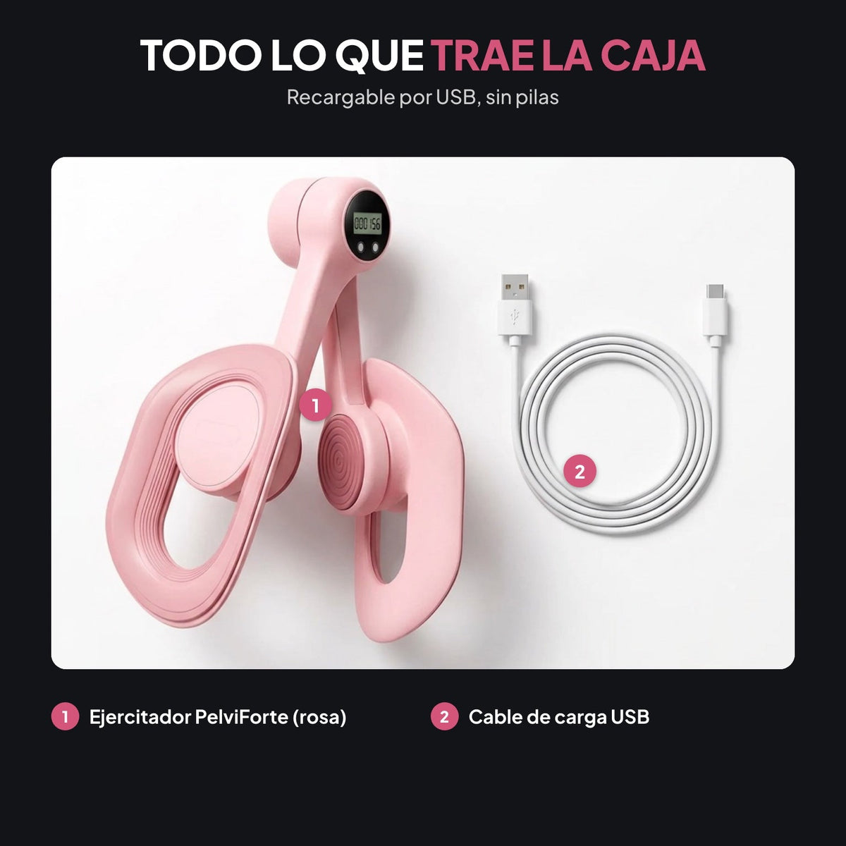 PelviForte ejercitador de suelo pélvico con contador digital