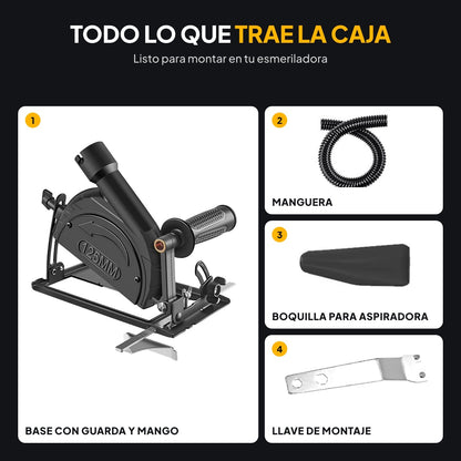 Trazo 45 base de corte guiado para esmeriladora